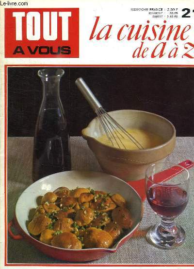 TOUT A VOUS, LA CUISINE DE A  Z, N 21