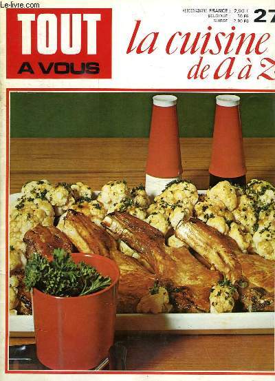 TOUT A VOUS, LA CUISINE DE A  Z, N 27