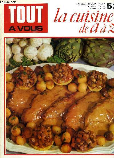 TOUT A VOUS, LA CUISINE DE A  Z, N 53