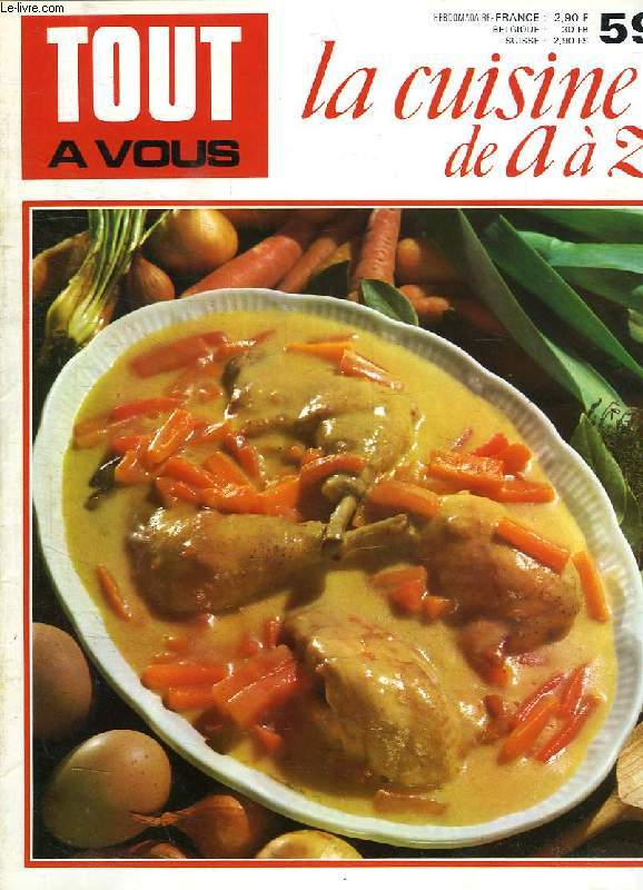 TOUT A VOUS, LA CUISINE DE A  Z, N 59