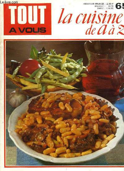 TOUT A VOUS, LA CUISINE DE A  Z, N 65