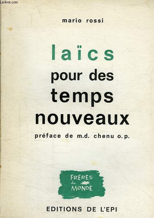 LAICS POUR DES TEMPS NOUVEAUX