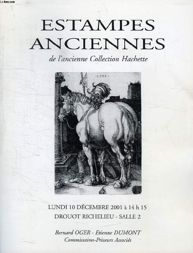 ESTAMPES ANCIENNES DE L'ANCIENNE COLLECTION HACHETTE
