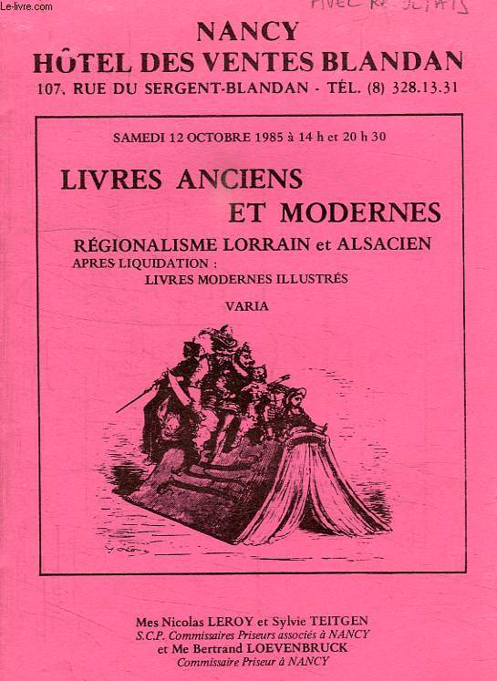 LIVRES ANCIENS ET MODERNES