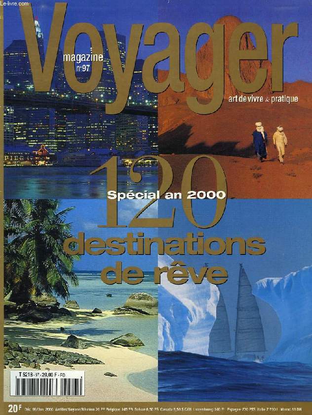 L'ART DE VOYAGER, N 97, DEC. 1999 - JAN. 2000