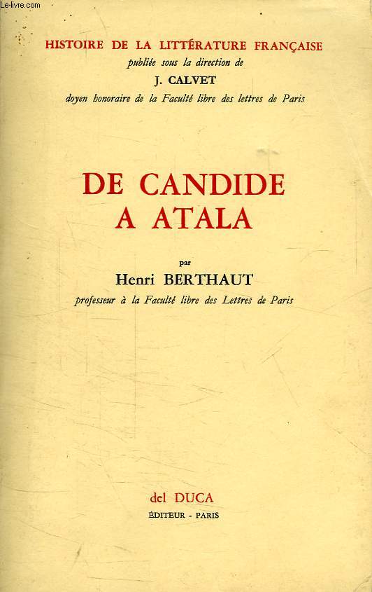 DE CANDIDE A ATALA