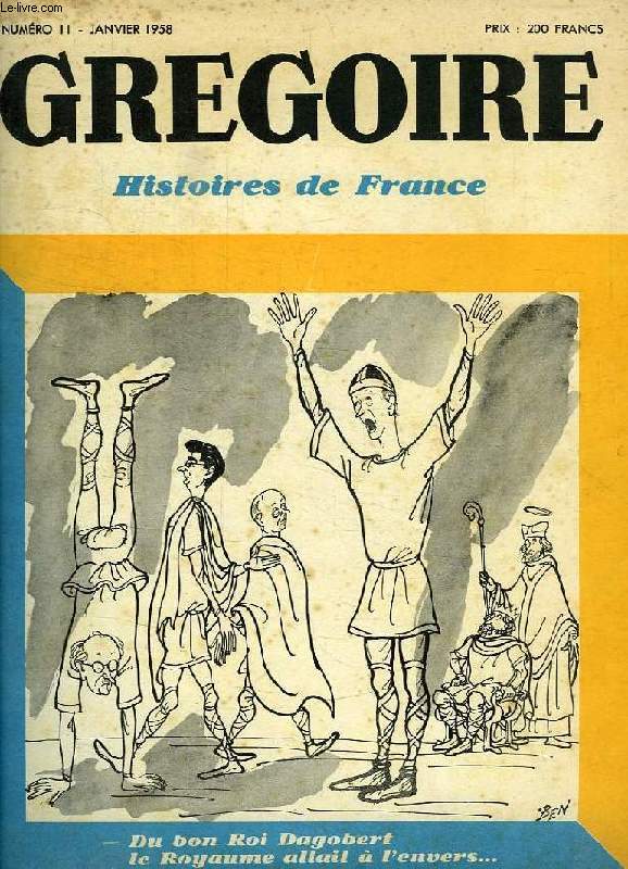GREGOIRE, HISTOIRES DE FRANCE, N 2, JAN. 1958