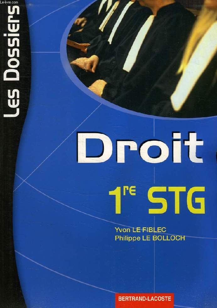 DROIT, 1re STG