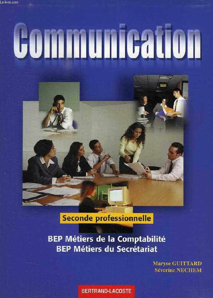 COMMUNICATION, 2de PROFESSIONNELLE