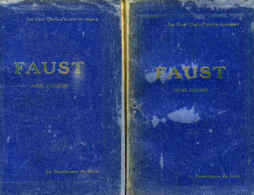 FAUST, UNE TRAGEDIE, 2 TOMES
