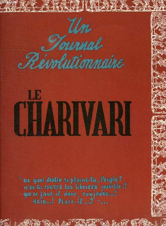 UN JOURNAL REVOLUTIONNAIRE, LE CHARIVARI