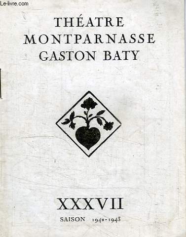 THEATRE MONTPARNASSE, GASTON BATY, MACBETH