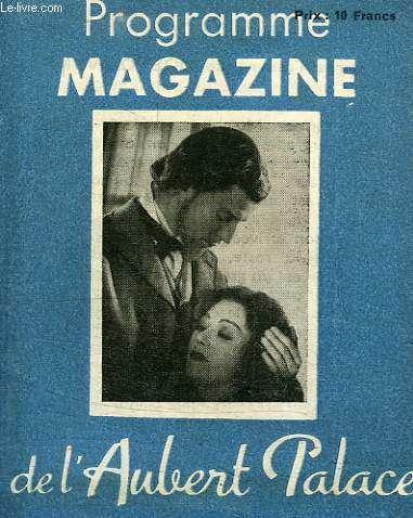 PROGRAMME MAGAZINE DE L'AUBERT PALACE, L'IDIOT