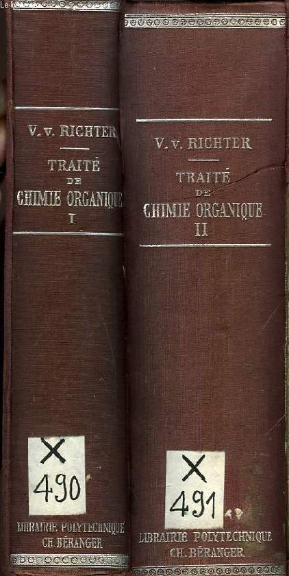 TRAITE DE CHIMIE ORGANIQUE, 2 TOMES