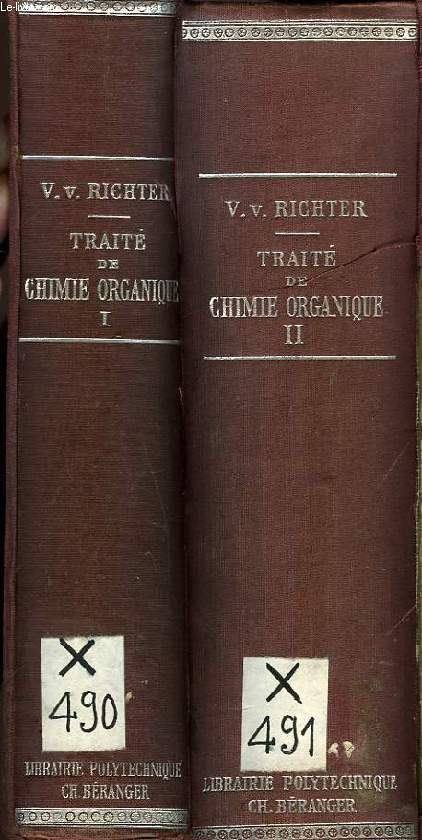TRAITE DE CHIMIE ORGANIQUE, 2 TOMES