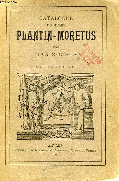 CATALOGUE DU MUSEE PLANTIN-MORETUS