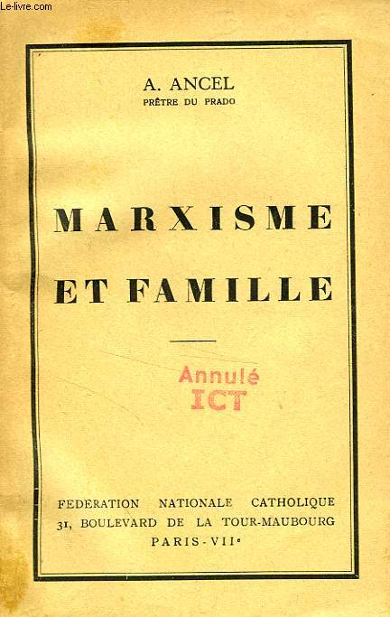 MARXISME ET FAMILLE