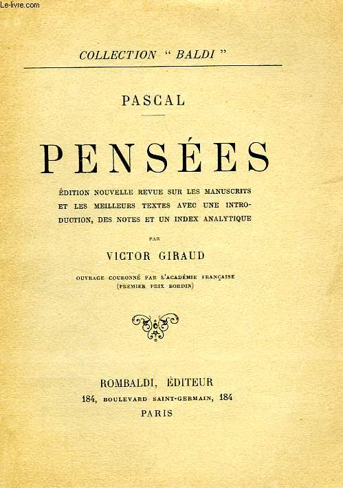 PENSEES