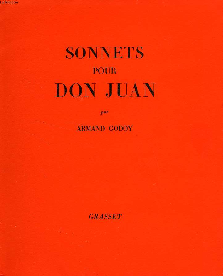 SONNETS POUR DON JUAN