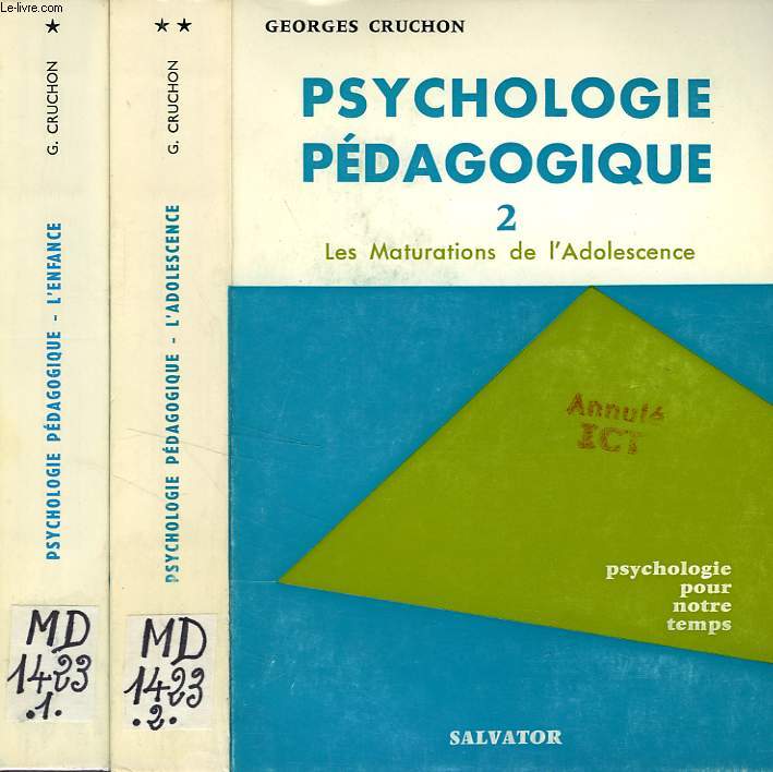 PSYCHOLOGIE PEDAGOGIQUE, 2 TOMES