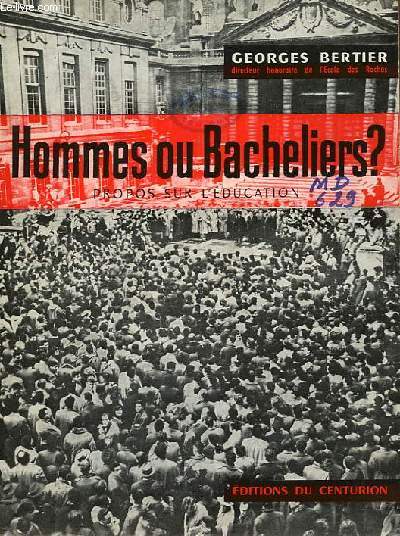 HOMMES OU BACHELIERS