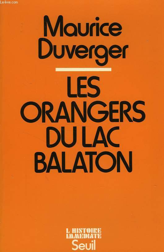 LES ORANGERS DU LAC BALATON