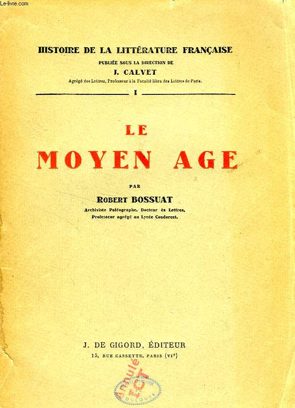 LE MOYEN AGE