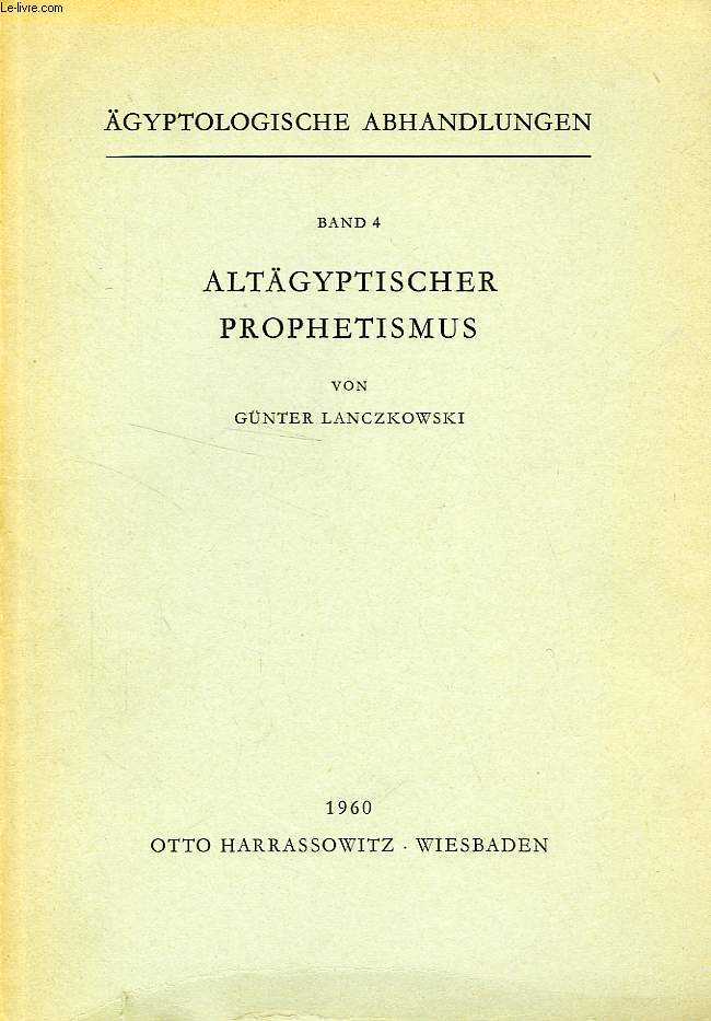 ALTAGYPTISCHER PROPHETISMUS