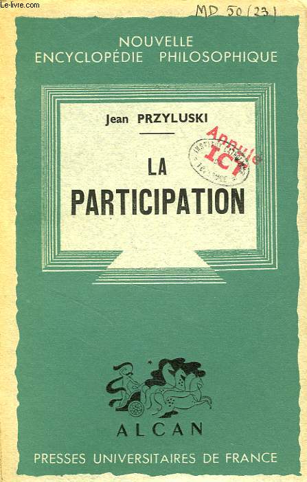 LA PARTICIPATION - PRZYLUSKI JEAN - 1940 - 第 1/1 張圖片