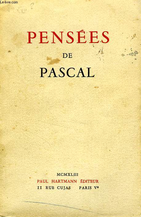 PENSEES