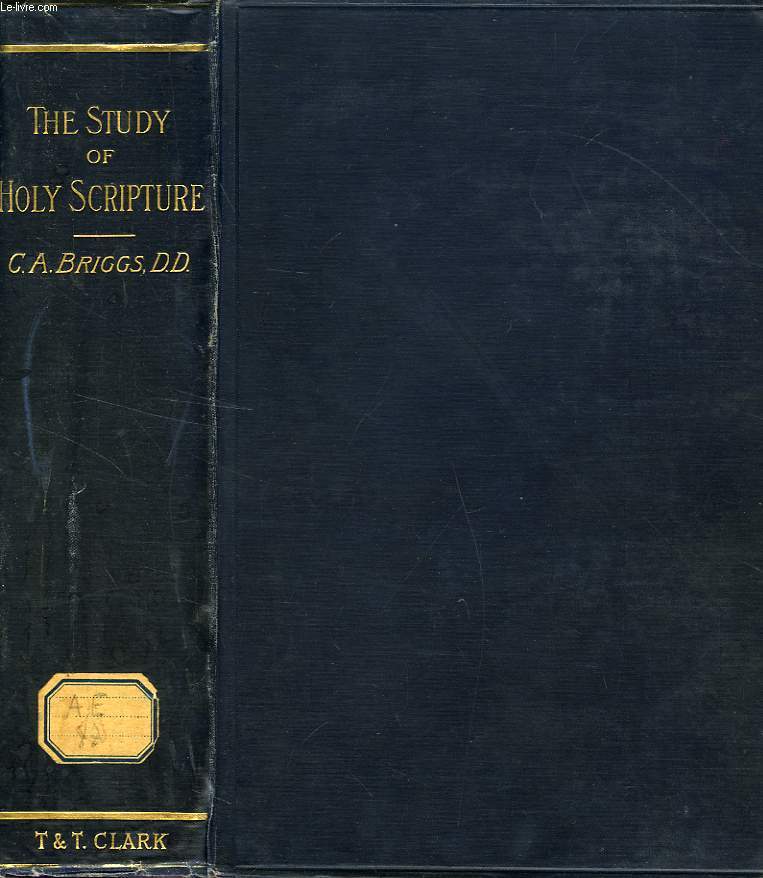GENERAL INTRODUCTION TO THE STUDY OF HOLY SCRIPTURE