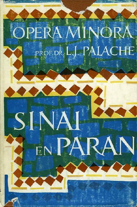 SINAI EN PARAN, OPERA MINORA, VAN WILJEN