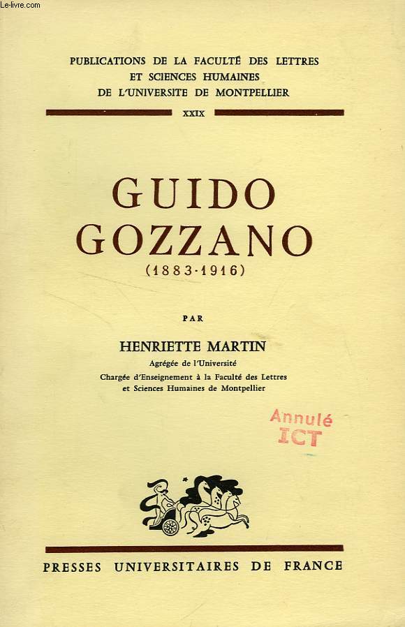 GUIDO GOZZANO (1883-1916)