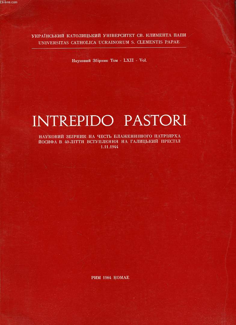 INTREPIDO PASTORI