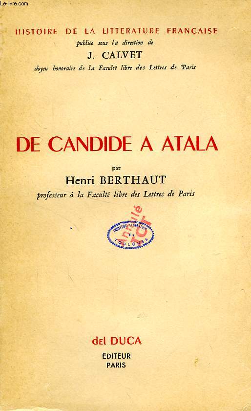 DE CANDIDE A ATALA