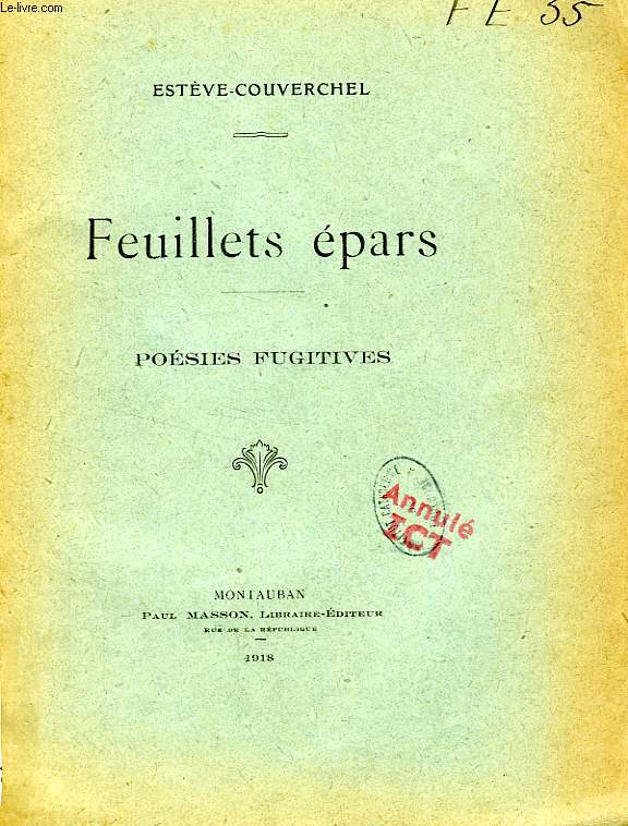 FEUILLETS EPARS