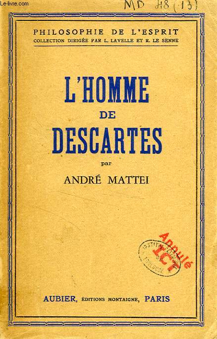 L'HOMME DE DESCARTES