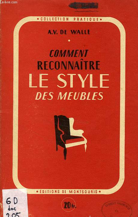 COMMENT RECONNAITRE LE STYLE DES MEUBLES