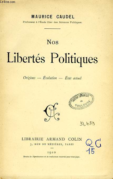 NOS LIBERTES POLITIQUES