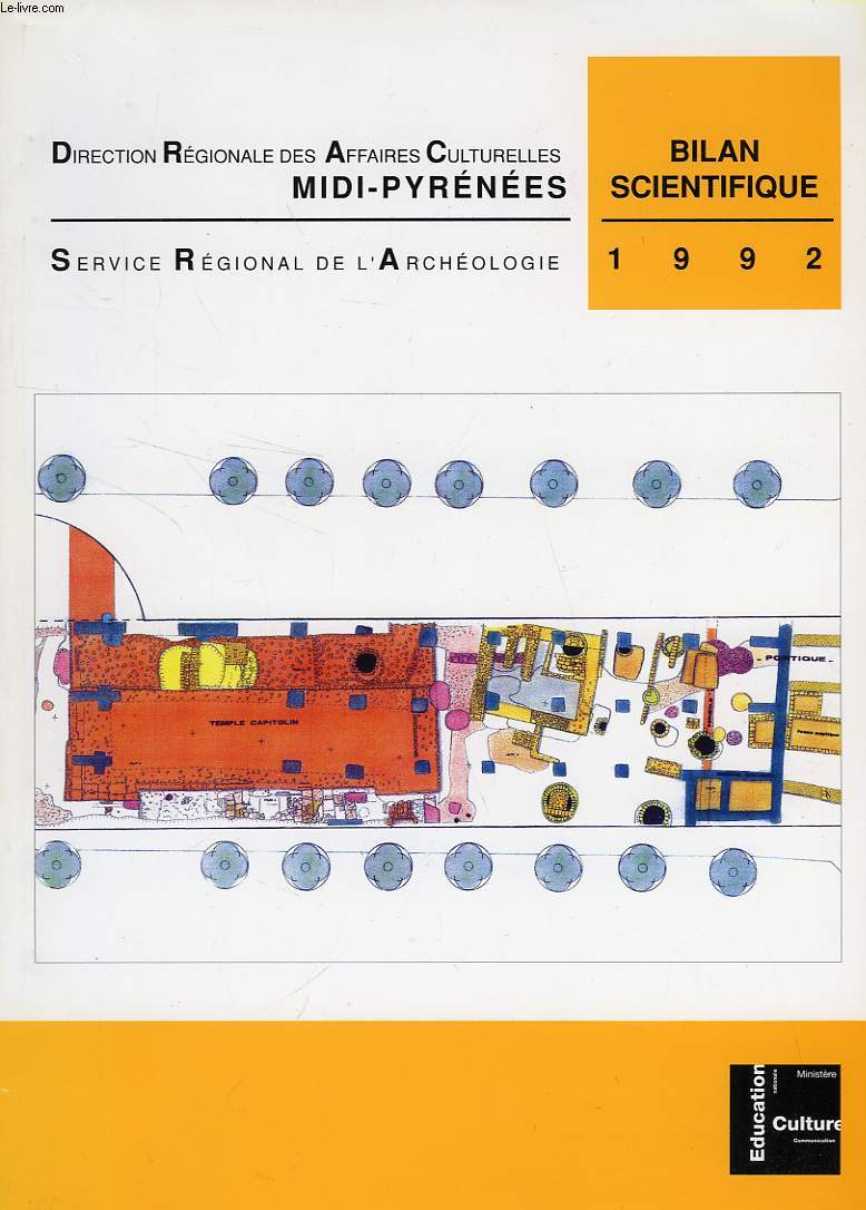 BILAN SCIENTIFIQUE DE LA REGION MIDI-PYRENEES, 1992