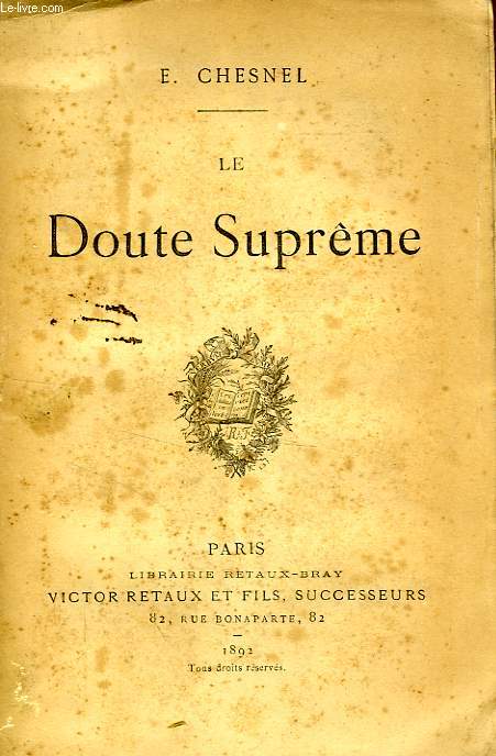 LE DOUTE SUPREME