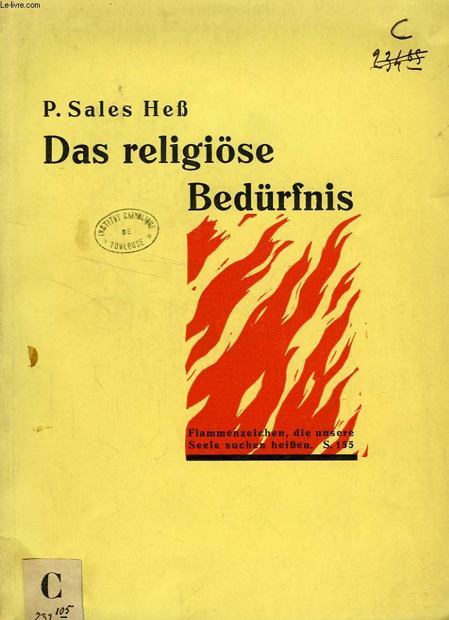 DAS RELIGIOSE BEDURFNIS, EINE KRITISCHE STUDIE ANHAND DER RELIGIONSTHEORIE WILHELM WUNDTS (DISSERTATION)