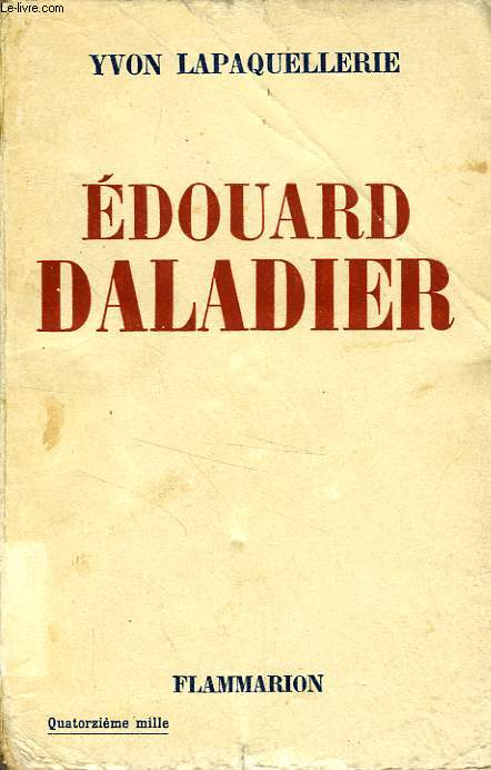 EDOUARD DALADIER