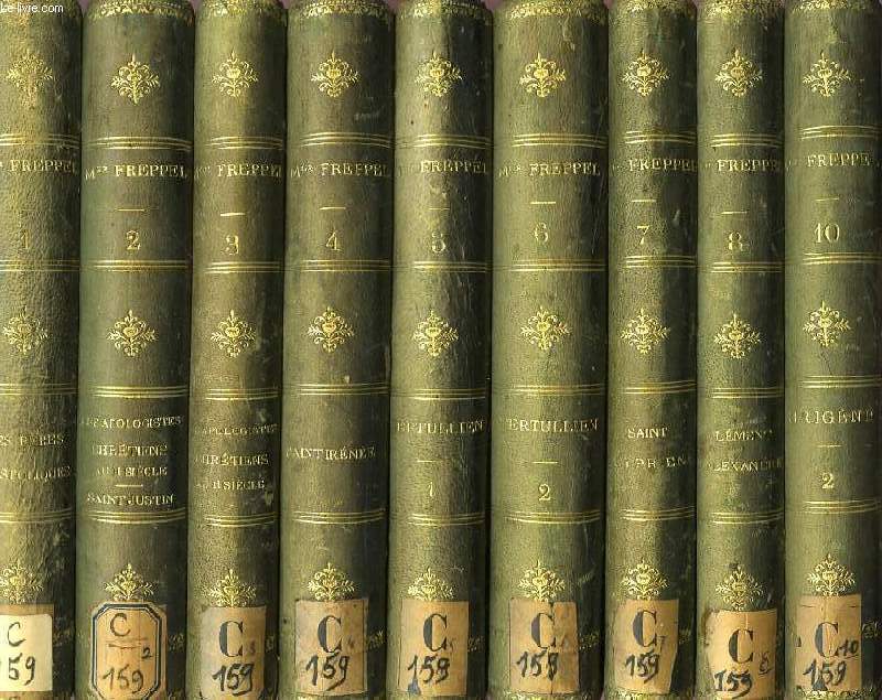 COURS D'ELOQUENCE SACREE FAITS A LA SORBONNE, 9 TOMES (INCOMPLET)