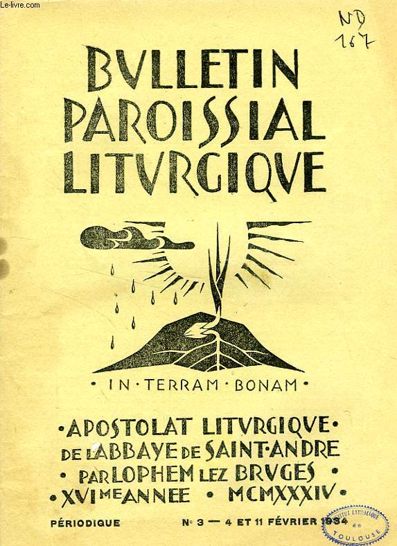 BULLETIN PAROISSIAL LITURGIQUE, 16e ANNEE, N 3, FEV. 1934