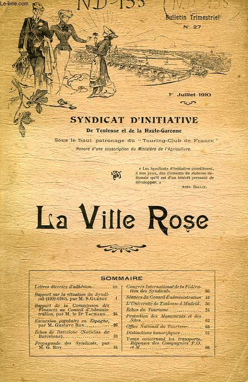 LA VILLE ROSE, N 27, 1er JUILLET 1910