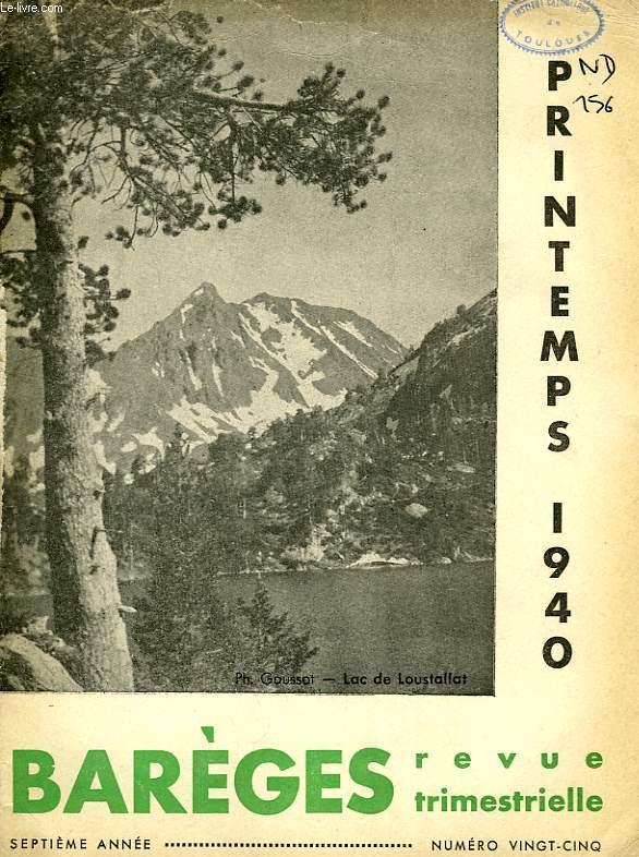 BAREGES, N 25, PRINTEMPS 1940
