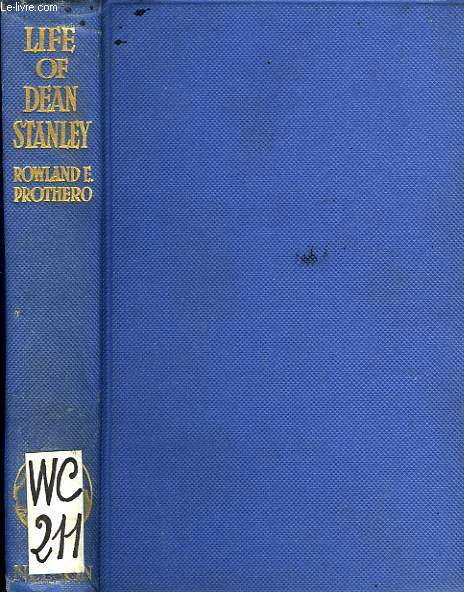 LIFE AND LETTERS OF DEAN STANLEY