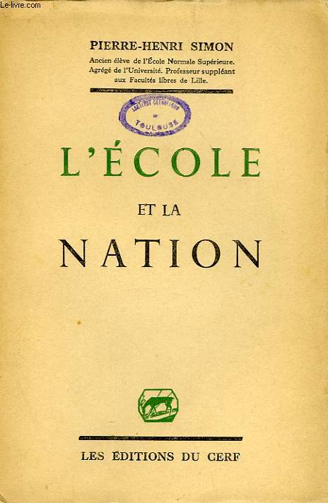 L'ECOLE ET LA NATION