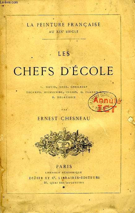 LES CHEFS D'ECOLE